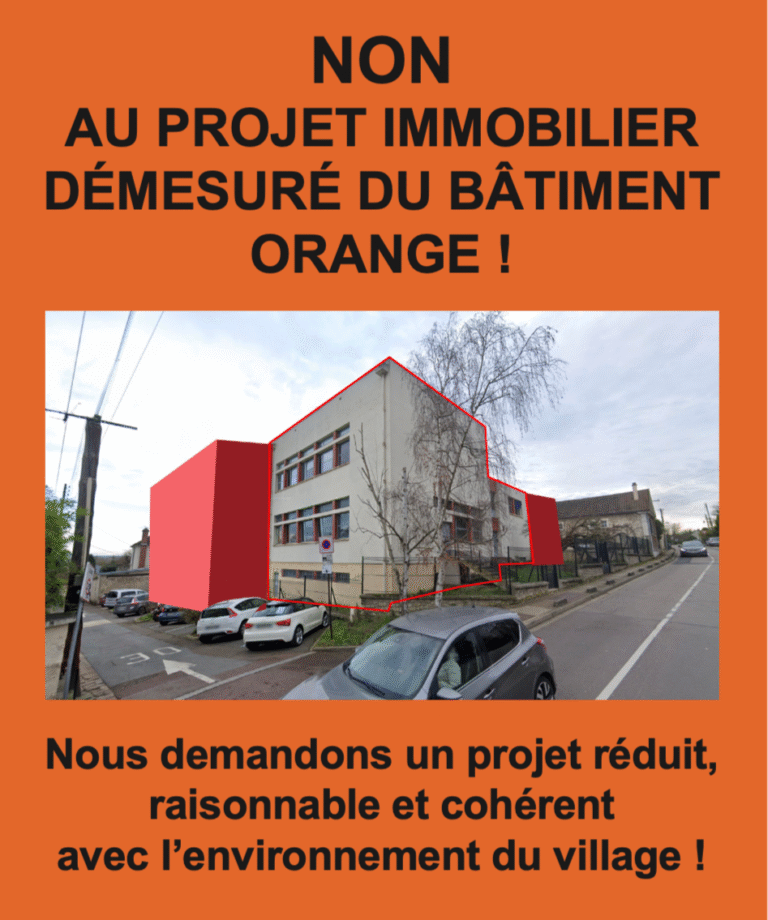 NON au projet immobilier démesuré du bâtiment Orange